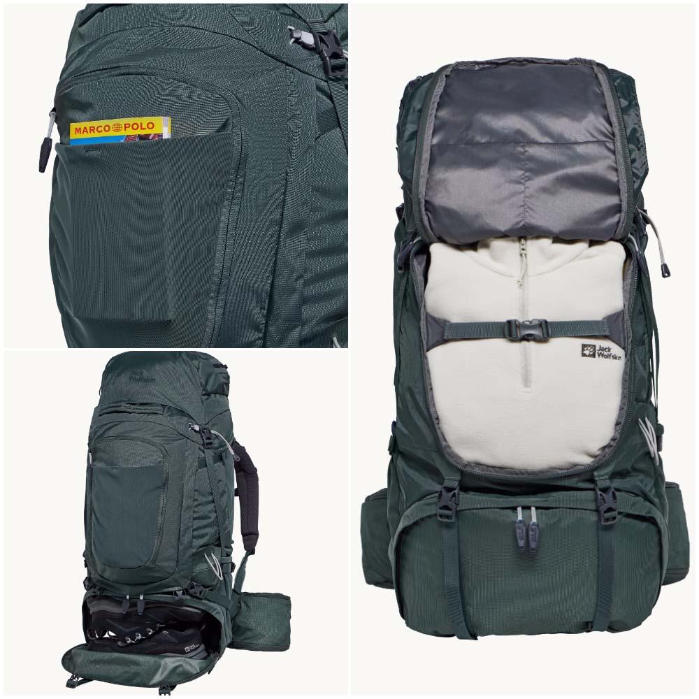 کوله پشتی جک وولفسکین مدل Denali-75