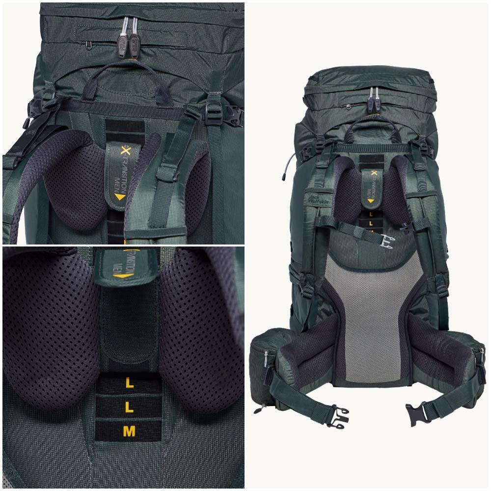 کوله پشتی جک وولفسکین مدل Denali-75