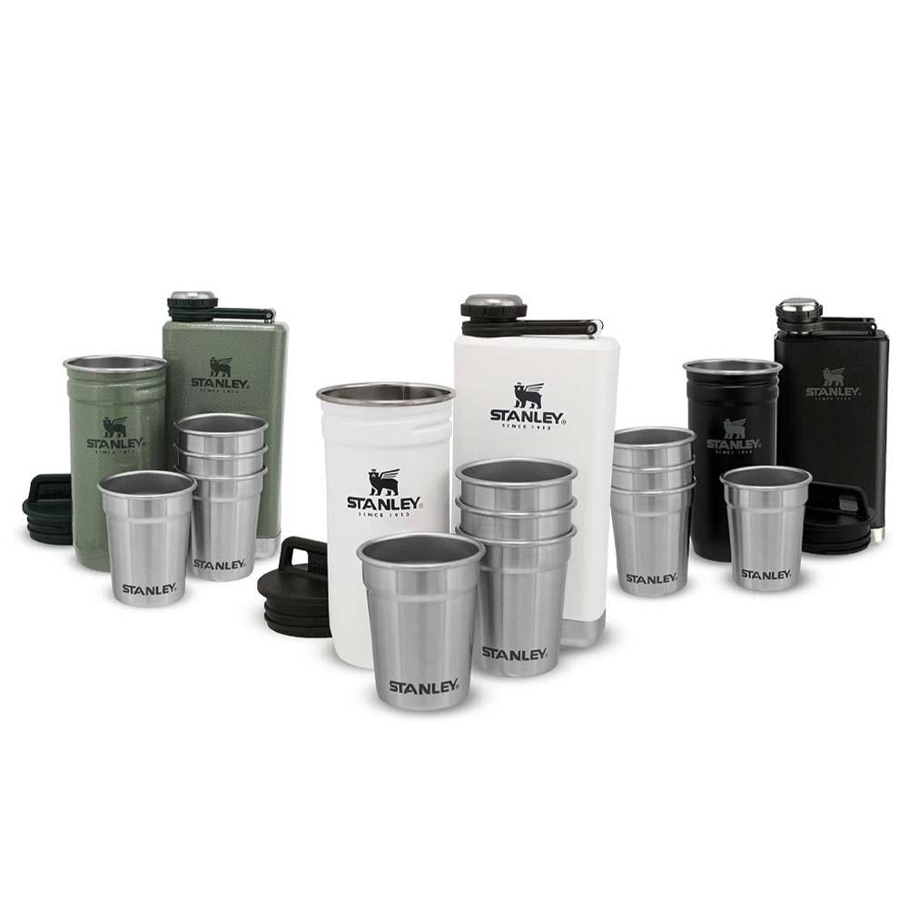 ست شات گلس و فلاسک استنلی - shot glass and flask set