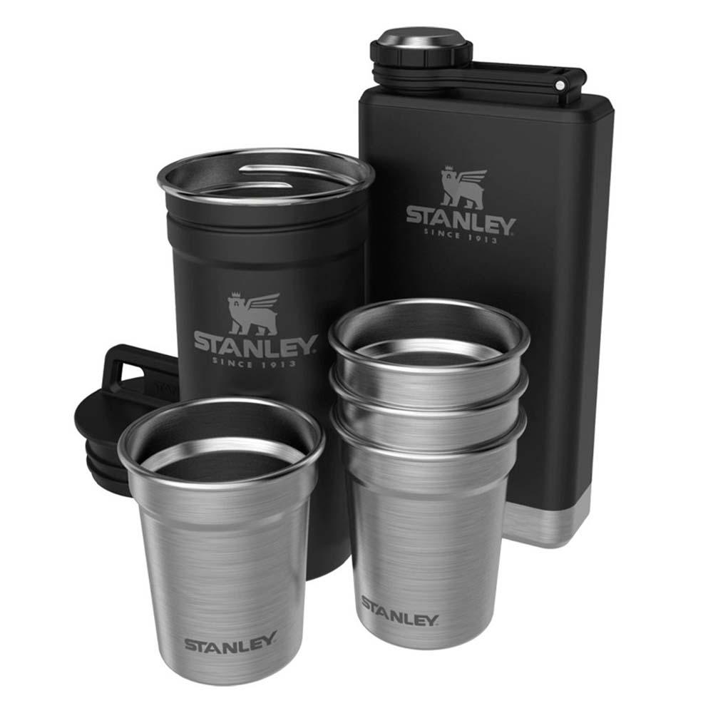 ست شات گلس و فلاسک استنلی - shot glass and flask set