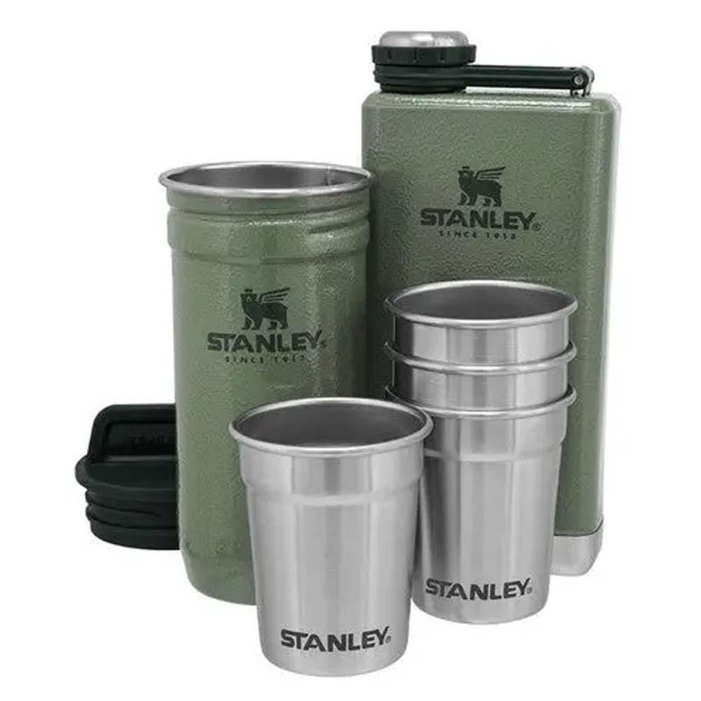 ست شات گلس و فلاسک استنلی - shot glass and flask set