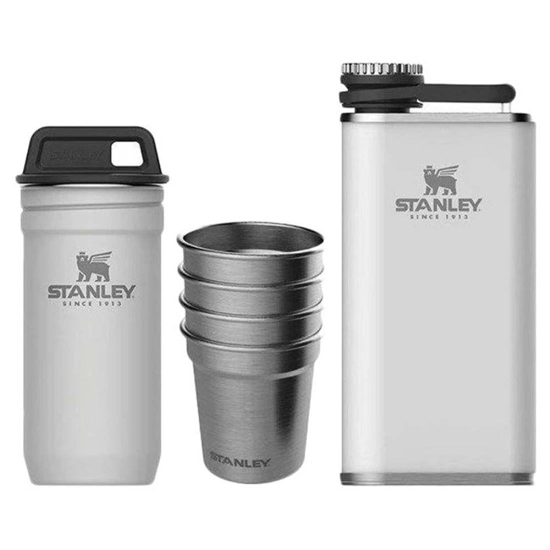 ست شات گلس و فلاسک استنلی - shot glass and flask set